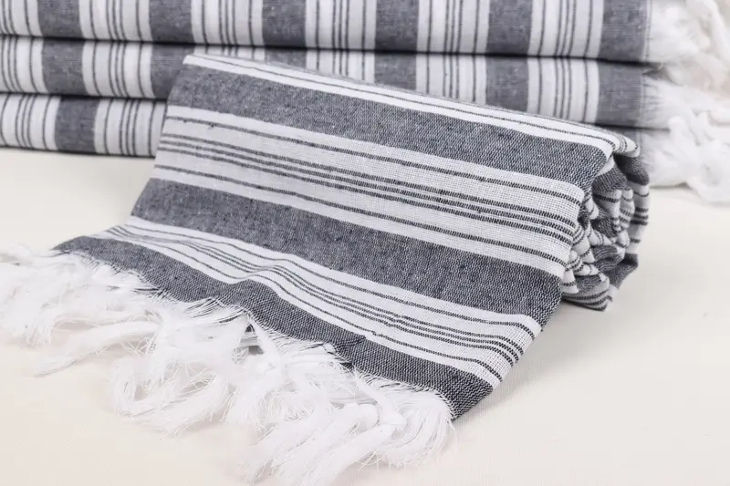 Bachelor Bachelorette Party Favors, 70x40 Cotton Striped Towel, Beach Wedding Favor, Gift For Coworker, Turkish beach towel, Wedding Favors - 4