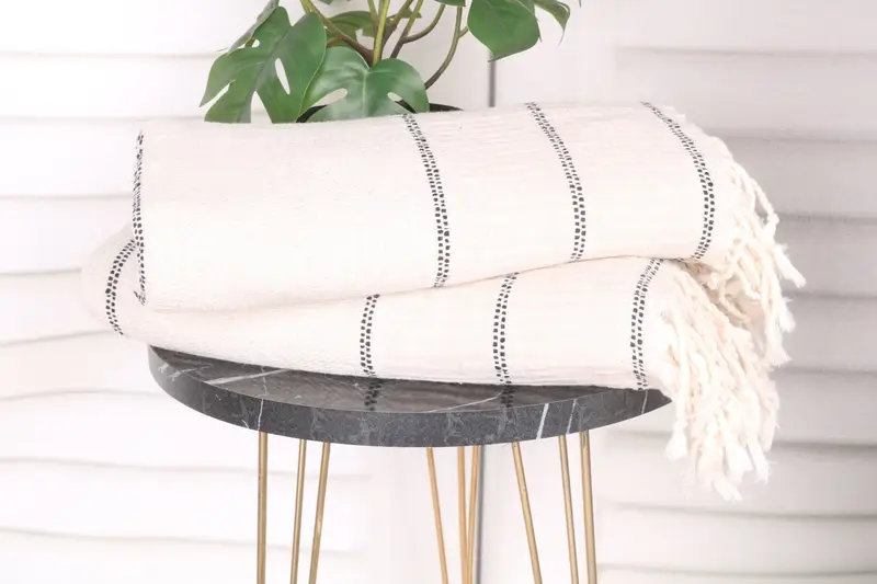Bachelorette Party Gifts, 70x40 Linen Striped Towel, Luxury Turkish Bath Towel, Quick-dry peshtemal, Welcome Wedding Gift, Monogram Turkish Towel - 3