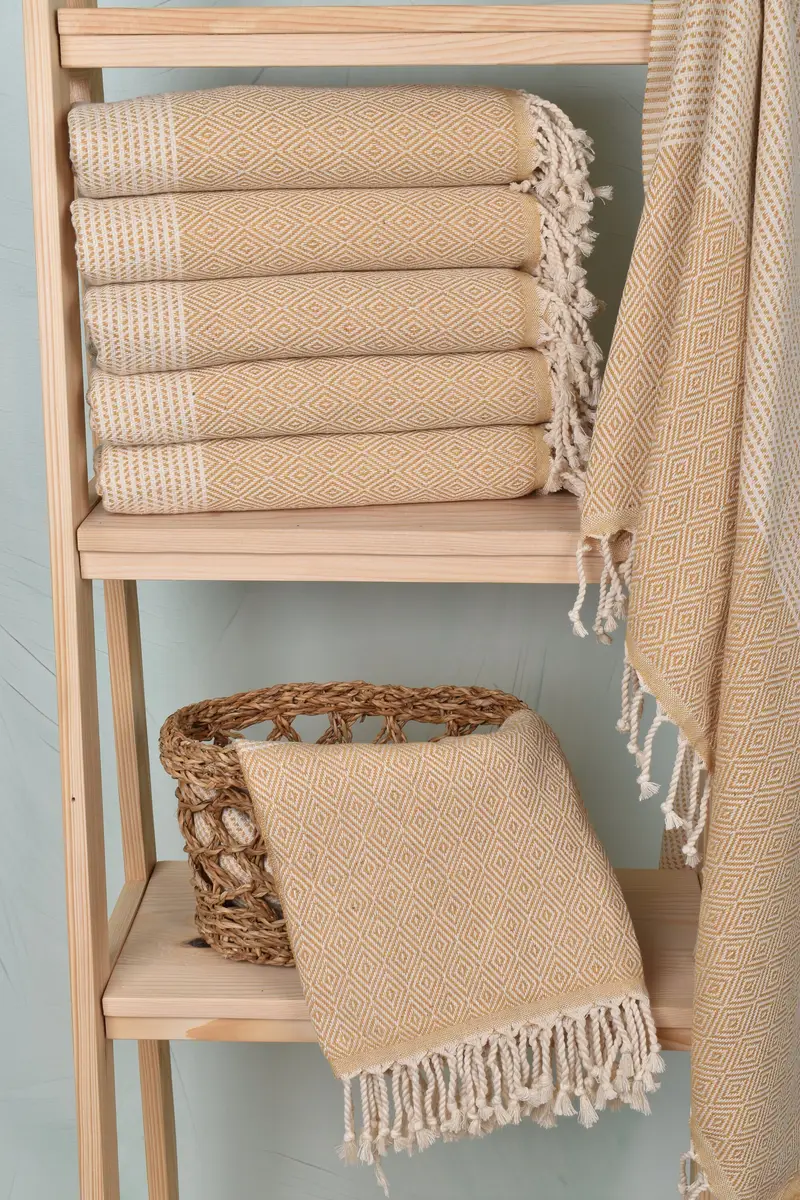 Best Friend Gift, 70x40 Cotton Chevron Towel, Bridesmaid Proposal Gift, Quick-dry towel, Quick-drying cotton Turkish beach towel, Gifts For Him - 3