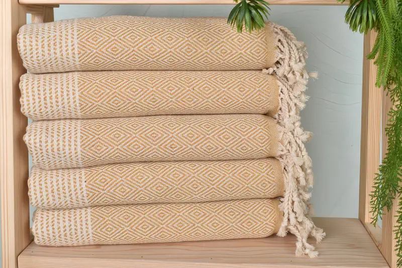 Best Friend Gift, 70x40 Cotton Chevron Towel, Bridesmaid Proposal Gift, Quick-dry towel, Quick-drying cotton Turkish beach towel, Gifts For Him - 2