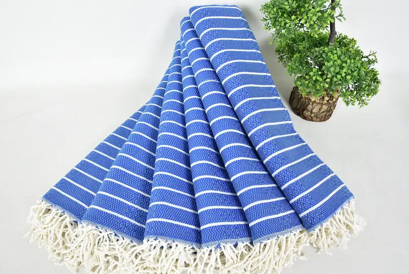 Turkish Towel Bulk, Gym Towel, Personalized Bridesmaid Gift, Absorbent towel, 70x40 Cotton Striped Towel, Valentines Day Gift For Him, Custom Gift - 4