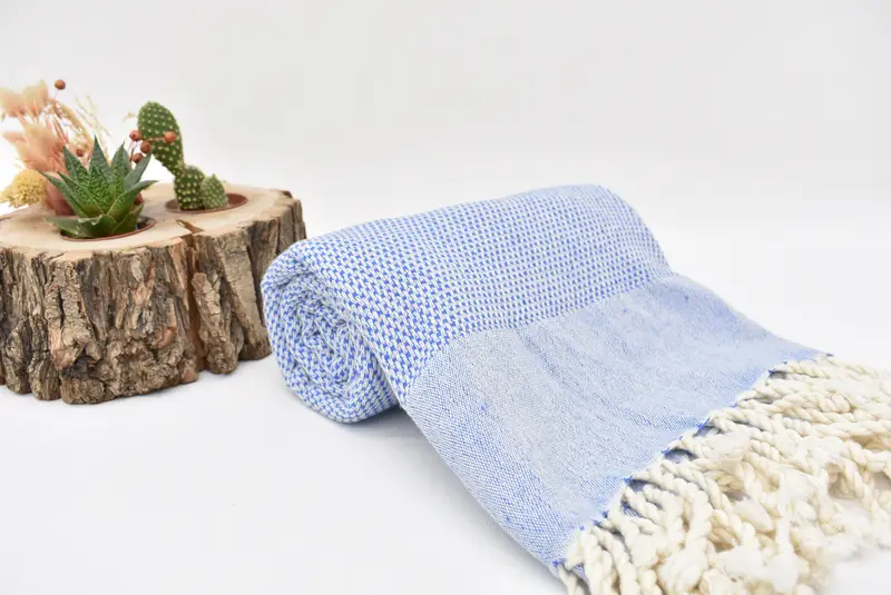 Fouta towel, Turkish Towel Beach, Monogrammed Beach Towel, Personalized Home Gift Wedding, Bridal Gifts, Guest Towel, 70x40 Cotton Geometric Towel - 7