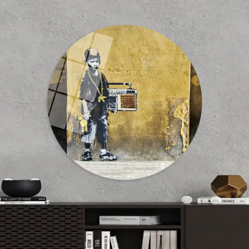 アーバン キャンバス: ヒップホップ バンクシー グラフィティ アート プリント