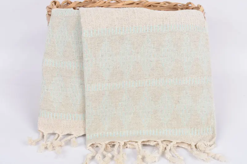 Bathroom Towels, Summer Gift, Wedding Gift, Handmade Gift, 40x20 Linen Kilim Design Towel, Kitchen Towel, Bachelor Bachelorette Party Favors - 5