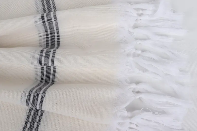 Personalized Towel, Bridemaids Beach Towel, Lightweight Turkish towel, Valentines Gift, Luxury towel, Summer Towel, 70x40 Cotton Striped Towel - 8