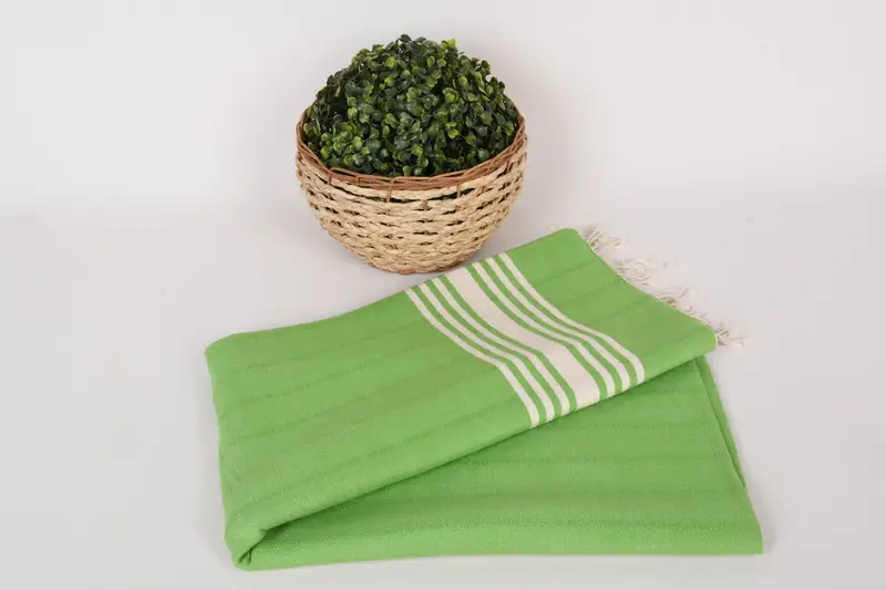 64x36 Cotton Striped Towel, Yoga Towel, Turkish Bath Towel Set, Turkish Towel Bulk, Bridal Shower Gift, Gift For Him, Gift Towel, Embroidered Towel - 4