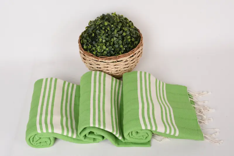64x36 Cotton Striped Towel, Yoga Towel, Turkish Bath Towel Set, Turkish Towel Bulk, Bridal Shower Gift, Gift For Him, Gift Towel, Embroidered Towel - 8