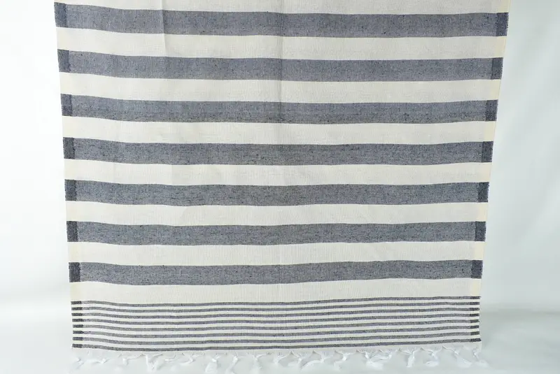 Soft and absorbent Turkish towel, Bachelorette Party Gifts, Large Turkish Towel, Thin towel, Bridal Shower Favor, 68x36 Cotton Striped Towel - 8