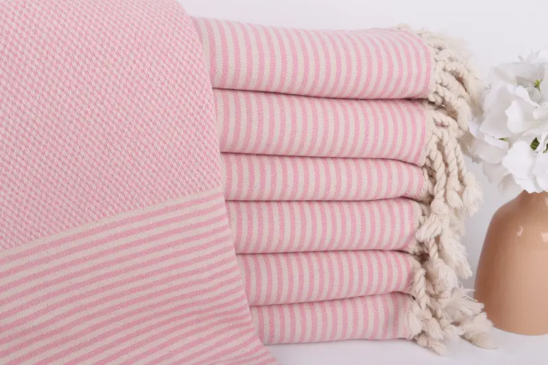 Bridesmaid Gifts, 70x36 Cotton Striped Towel, Quick-dry peshtemal, Fouta towel, Gift For Wedding Day, Gym Towel, Anniversary Gift For Her - 1