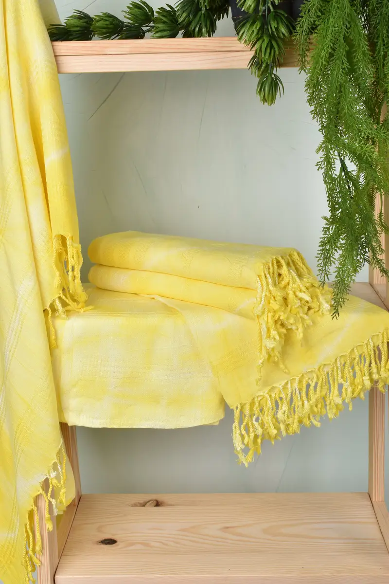 68x36 Cotton Tie Dye Towel, Bath towel, Gift Boxes Towel, Peshtemal Towel, Turkish bath towel, Best Wedding Gift, Fringed Turkish towel for poolside - 7