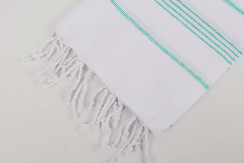 Holiday Towel, Best Friend Christmas Gift, Soft and absorbent Turkish towel, Thin towel, Fouta towel, Beach Towel Bulk, 70x40 Cotton Striped Towel - 7