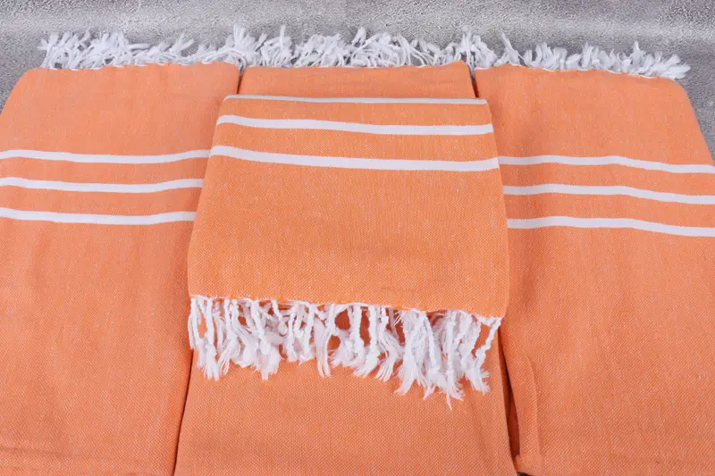 Bridal Party Gifts, Travel towel, Organic Towel, Absorbent towel, Personalized Bridesmaid Gift, 70x40 Cotton Striped Towel, Wedding Hand Made Gift - 4