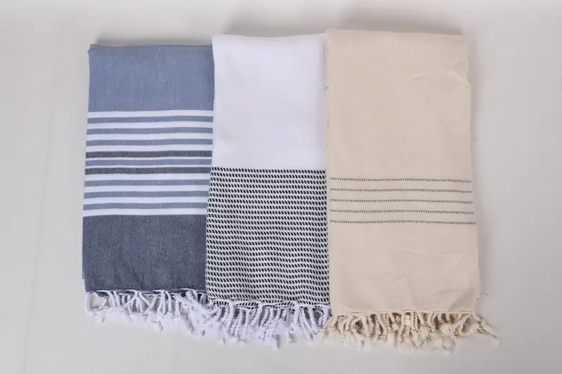 Turkish bath towel, Lightweight Turkish towel for beach, Gift Towel, 70x40 Cotton Set of 8 Towel, Personalized Beach Towel, Best Beach Towel - 7