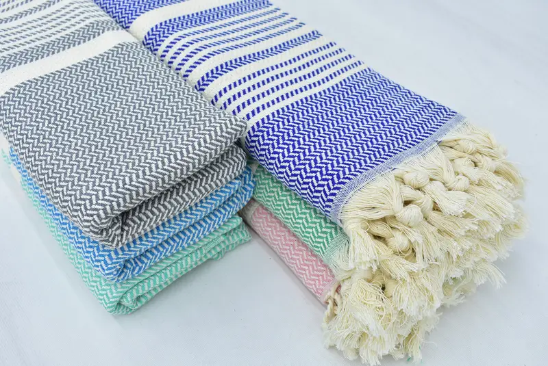 70x40 Cotton Striped Towel, Employee Gifts, Hammam towel, Custom Towel Beach, Home Decor Gifts, Custom Bath Towel, Spa Towel, Quick-Dry Beach Towel - 3