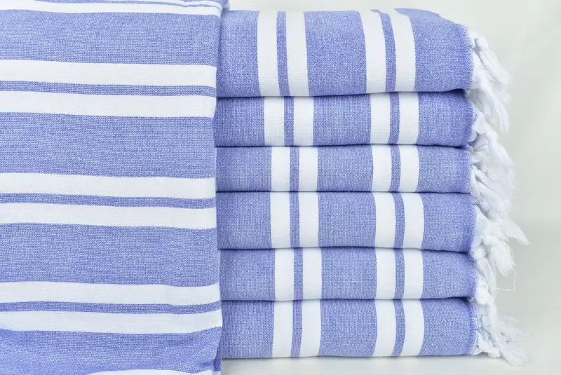 Organic Towel, 68x36 Cotton Striped Terry Towel, Lightweight Turkish towel, Bachelorette Party Gifts Bridesmaids, Wedding Favors, Wedding Gift Ideas - 1
