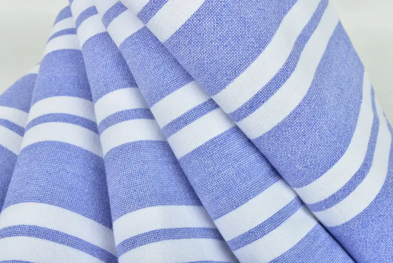 Organic Towel, 68x36 Cotton Striped Terry Towel, Lightweight Turkish towel, Bachelorette Party Gifts Bridesmaids, Wedding Favors, Wedding Gift Ideas - 5