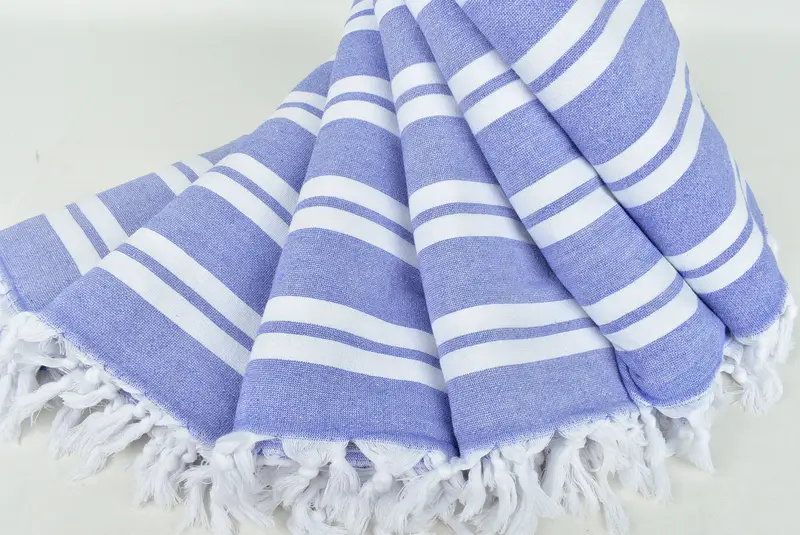 Organic Towel, 68x36 Cotton Striped Terry Towel, Lightweight Turkish towel, Bachelorette Party Gifts Bridesmaids, Wedding Favors, Wedding Gift Ideas - 4