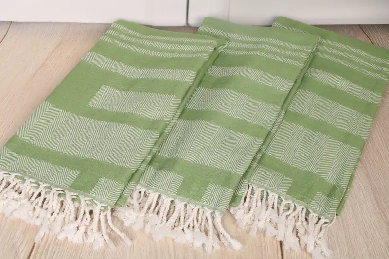 Absorbent Turkish peshtemal towel for beach use, 68x38 Cotton Chevron Towel, Bridal Gifts, Best Friend Gift, Cotton towel, Bath towel, Organic Towel - 7