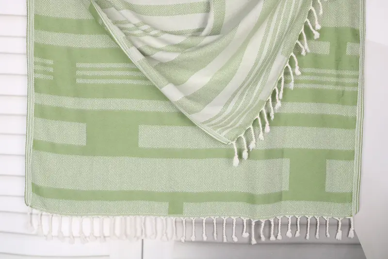 Absorbent Turkish peshtemal towel for beach use, 68x38 Cotton Chevron Towel, Bridal Gifts, Best Friend Gift, Cotton towel, Bath towel, Organic Towel - 1