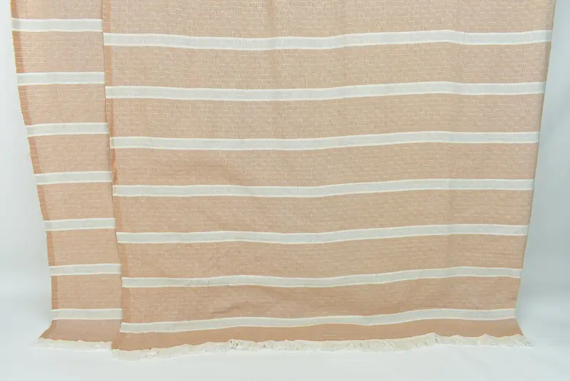 Personalized Blanket, Custom Shower Curtain, Throw Blanket Couch, Merry Christmas Gifts, Beach Wedding Favor, 96x84 Cotton Striped Towel, Bedspread - 7