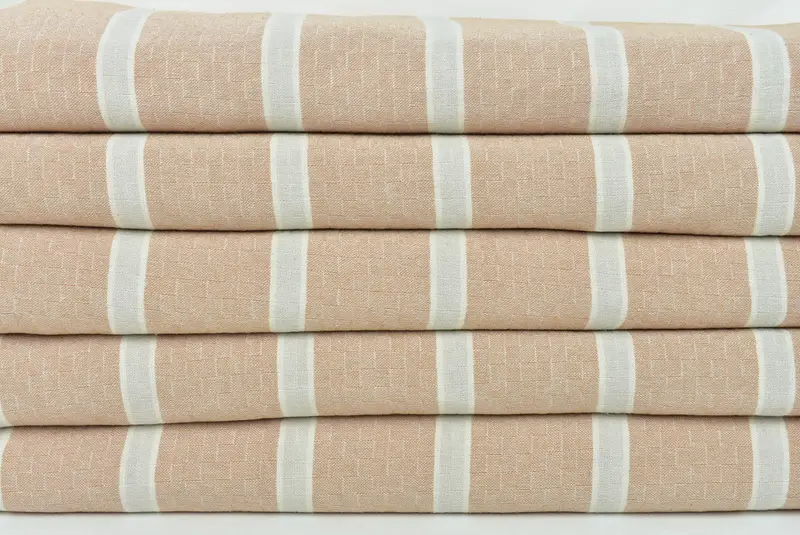 Personalized Blanket, Custom Shower Curtain, Throw Blanket Couch, Merry Christmas Gifts, Beach Wedding Favor, 96x84 Cotton Striped Towel, Bedspread - 2