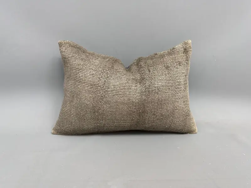 Handgewebtes Kelim-Wurfkissen, besticktes Kissen im Südwesten