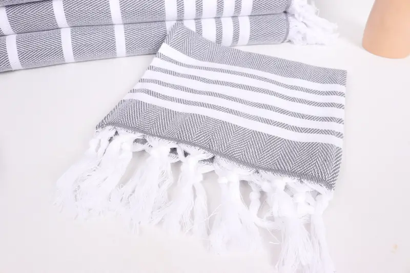 40x20 Cotton Zig zag Towel, Turkish Tea Towel, Turkish Towel Hand Towel, Spa Towel, Wedding Favors, Xmas Gifts, Gift For The Home, Valentines Gift - 5