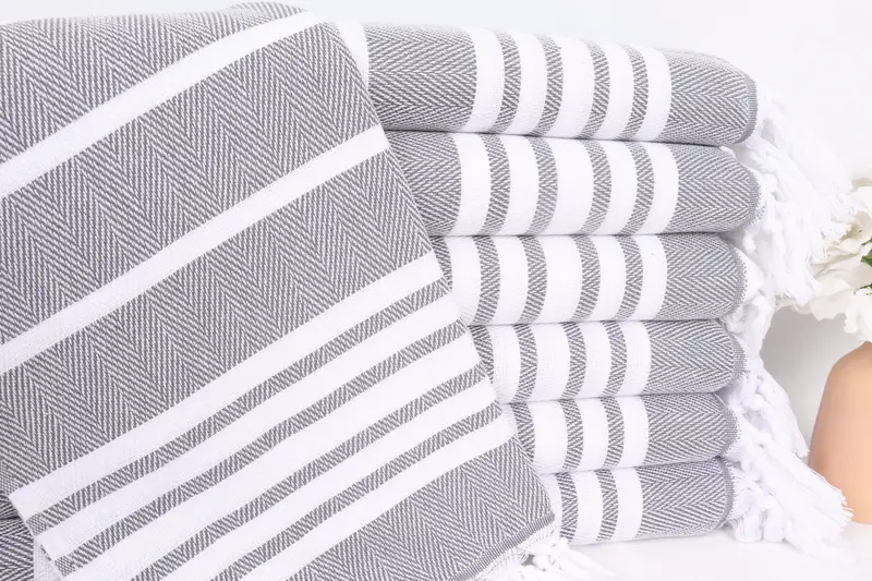 40x20 Cotton Zig zag Towel, Turkish Tea Towel, Turkish Towel Hand Towel, Spa Towel, Wedding Favors, Xmas Gifts, Gift For The Home, Valentines Gift - 1