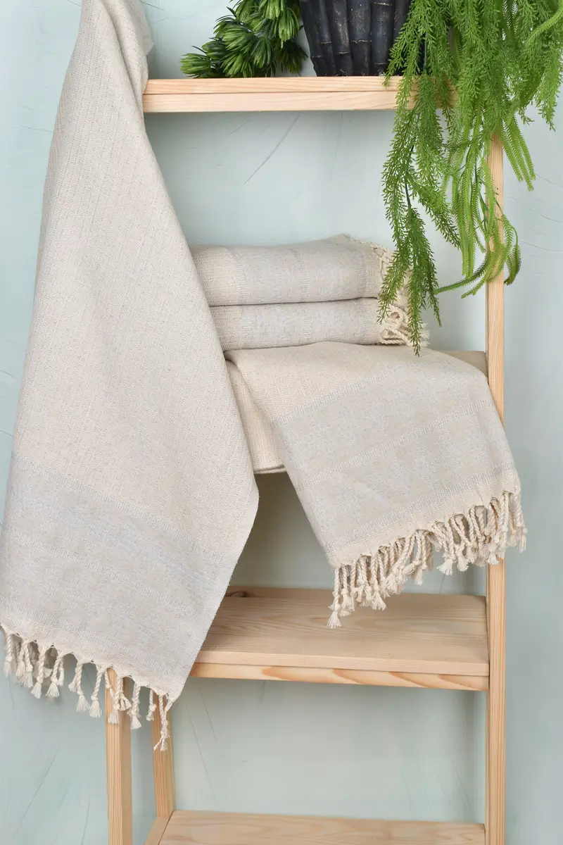 70x36 Linen Kilim Design Towel, House Warming Gift, Bachelorette Party Gift, Bridal Shower Favors, Turkish beach towel, Bachelorette Party Items - 6
