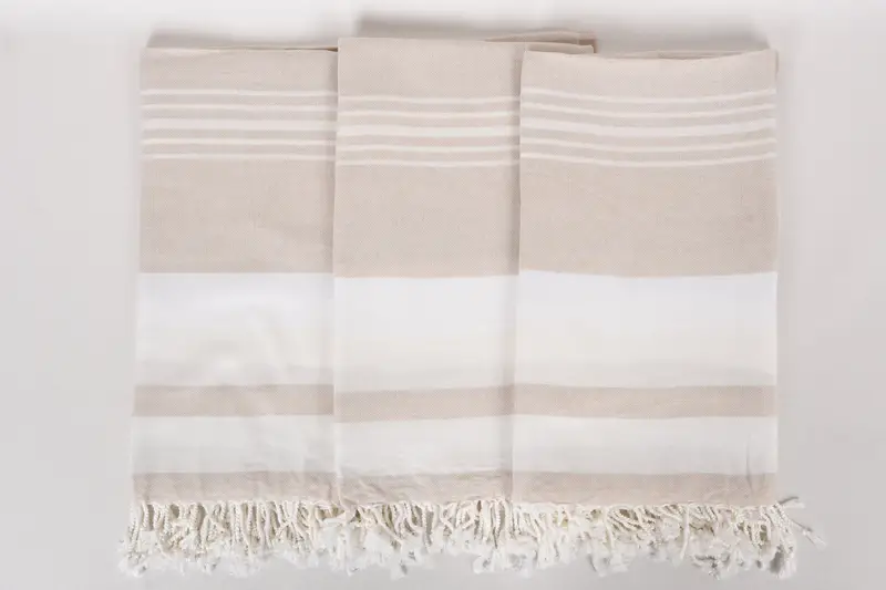 Personalized Gift, Turkish Towel Beach, Absorbent Turkish towel, Turkish bath towel for spa, Valentines Day Gift For Him, 70x40 Cotton Striped Towel - 7