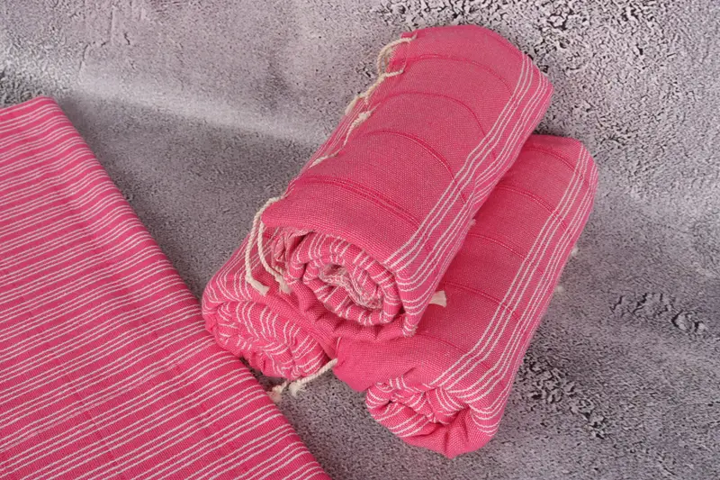 Gift For Him, Soft and absorbent Turkish towel, Custom Wedding Gifts, Unique Gift, Beach Towel Monogram, Gift For Her, 70x40 Cotton Striped Towel - 8
