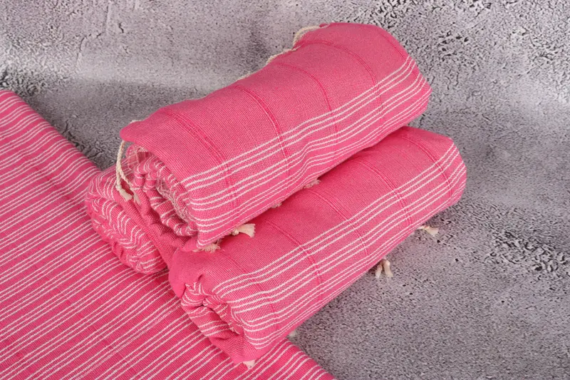Gift For Him, Soft and absorbent Turkish towel, Custom Wedding Gifts, Unique Gift, Beach Towel Monogram, Gift For Her, 70x40 Cotton Striped Towel - 7