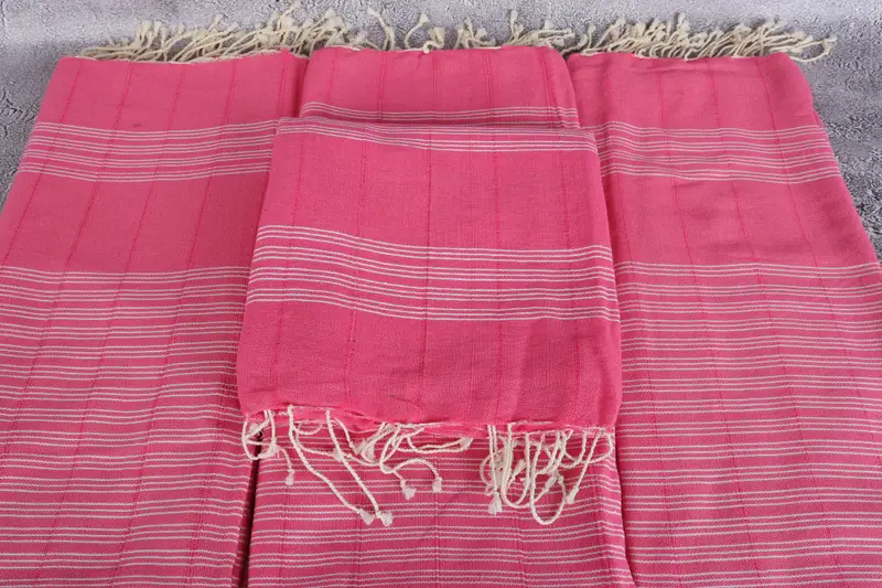 Gift For Him, Soft and absorbent Turkish towel, Custom Wedding Gifts, Unique Gift, Beach Towel Monogram, Gift For Her, 70x40 Cotton Striped Towel - 4
