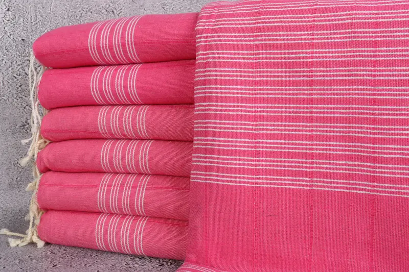 Gift For Him, Soft and absorbent Turkish towel, Custom Wedding Gifts, Unique Gift, Beach Towel Monogram, Gift For Her, 70x40 Cotton Striped Towel - 1