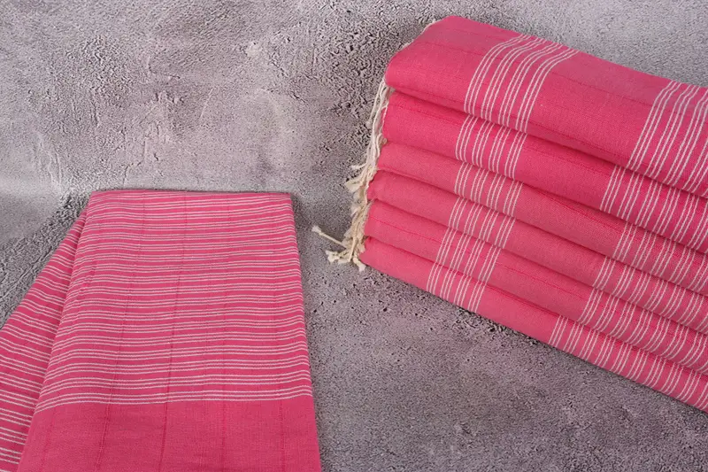 Gift For Him, Soft and absorbent Turkish towel, Custom Wedding Gifts, Unique Gift, Beach Towel Monogram, Gift For Her, 70x40 Cotton Striped Towel - 2