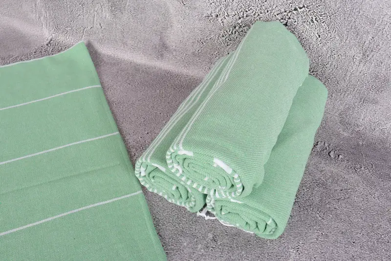 70x40 Cotton Striped Towel, Monogram Towels, Bachelor Bachelorette Party Favors, Turkish hand towel, Lightweight Turkish towel, Handmade Gift - 8