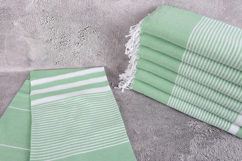 70x40 Cotton Striped Towel, Monogram Towels, Bachelor Bachelorette Party Favors, Turkish hand towel, Lightweight Turkish towel, Handmade Gift - 2