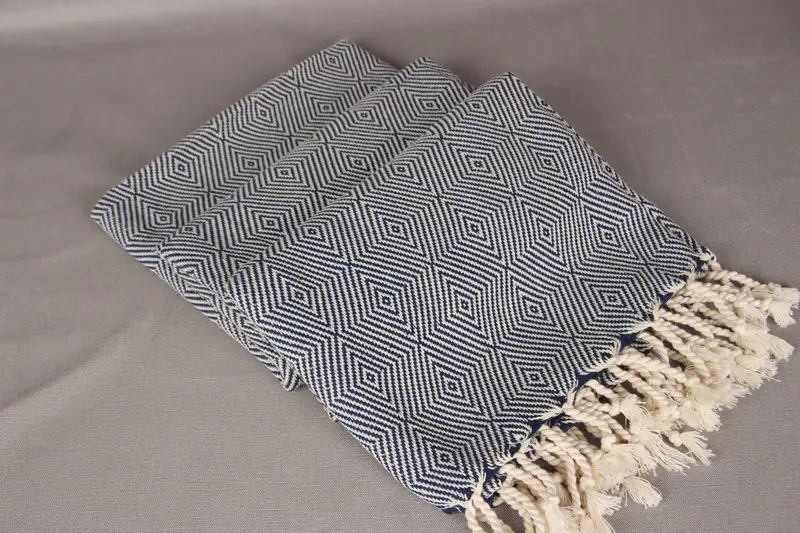 Gift For Coworker, Wedding Favors, Turkish bath towel for spa, Bachelor Bachelorette Party Favors, 74x40 Cotton Diamond Towel, Large Turkish Towel - 7