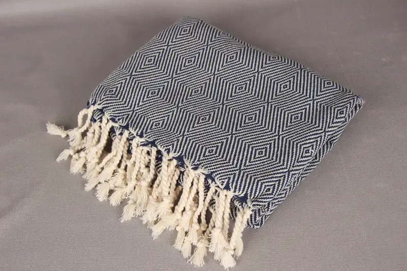 Gift For Coworker, Wedding Favors, Turkish bath towel for spa, Bachelor Bachelorette Party Favors, 74x40 Cotton Diamond Towel, Large Turkish Towel - 6