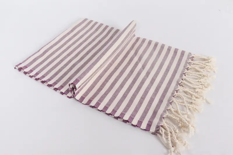 Spa Gift, Decorative Towel, Monogrammed Hand Towel, Custom Hand Towel, 40x24 Cotton Striped Towel, Summer Towel, Small Bath Towels, Summer Gift - 6