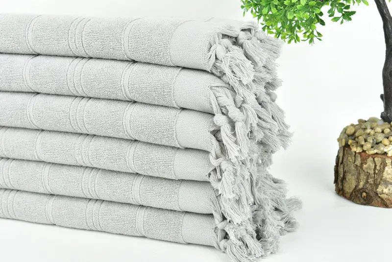 Gym Towel, Personalized Dish Towel, 40x18 Cotton Striped Terry Towel, Best Wedding Gift, Small Bath Towels, Hand Size Towels, Personalized Gifts - 3