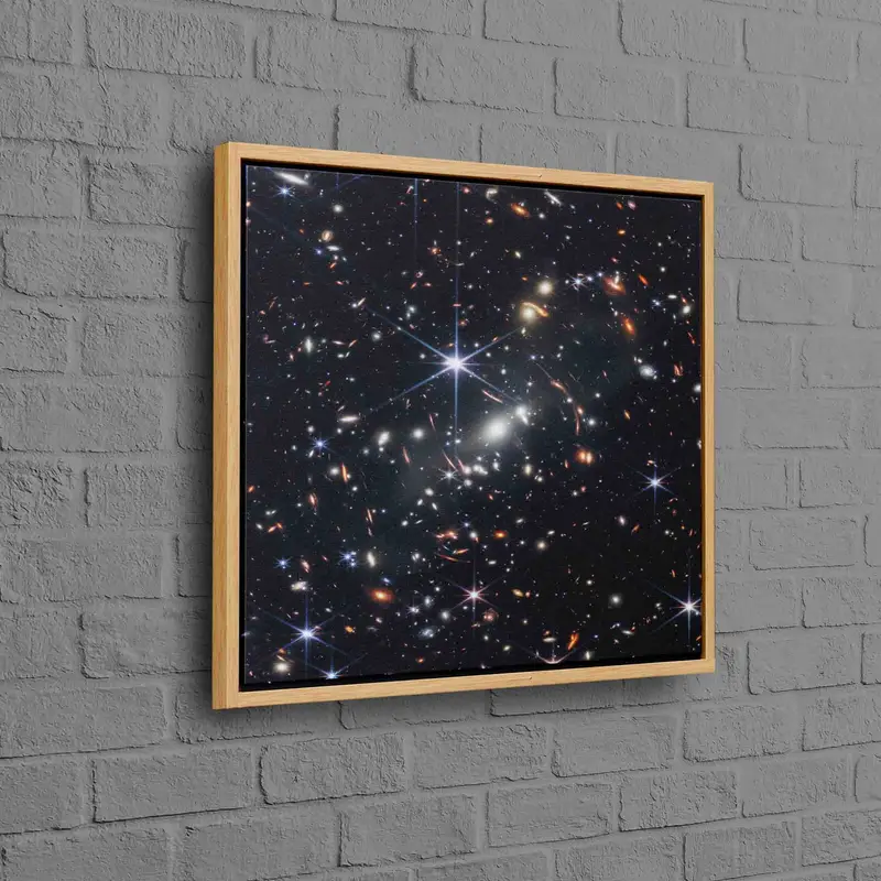 Cosmic Canvas: James Webb Space Telescope Starry Sky Print