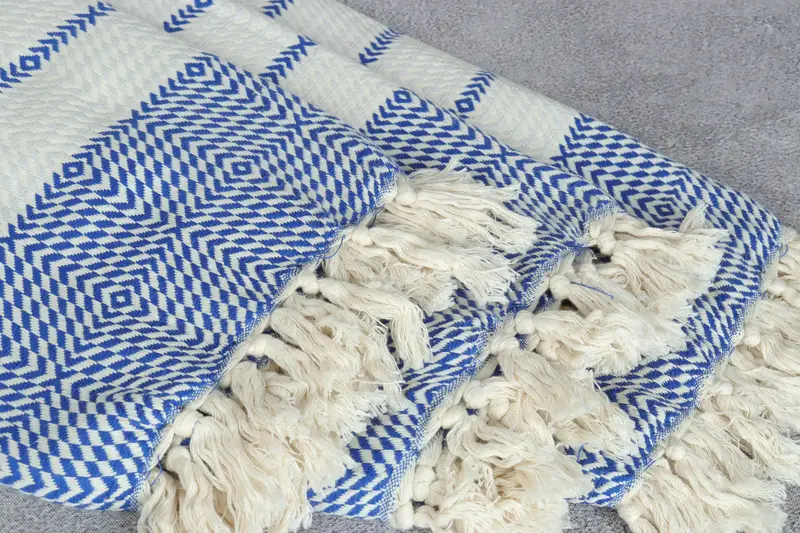 Thin towel, Lightweight Turkish towel, 80x40 Cotton Diamond Towel, Personalized Turkish Towel, Peshtemal Towel USA, Bachelorette Party Favor - 5