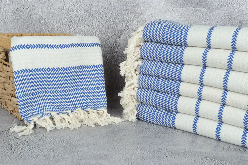 Thin towel, Lightweight Turkish towel, 80x40 Cotton Diamond Towel, Personalized Turkish Towel, Peshtemal Towel USA, Bachelorette Party Favor - 3