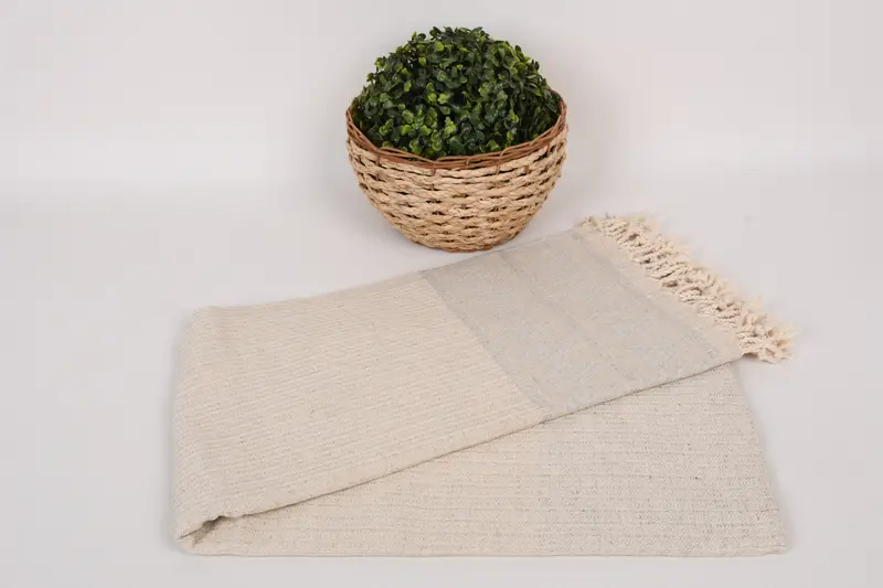 Summer Gift, Large Turkish Towel, 70x36 Linen Kilim Design Towel, Bridal Shower Favors, Bridal Shower Gifts, Beach Wedding Favor, Decorative Towel - 4