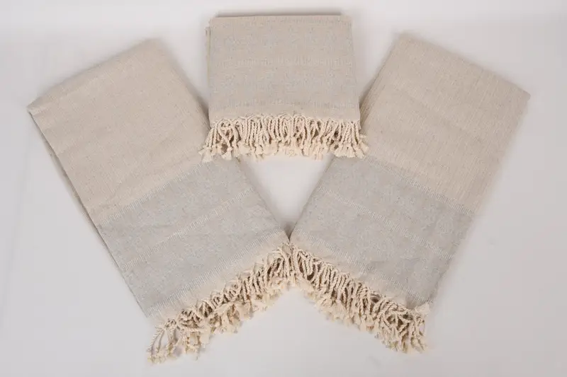 Summer Gift, Large Turkish Towel, 70x36 Linen Kilim Design Towel, Bridal Shower Favors, Bridal Shower Gifts, Beach Wedding Favor, Decorative Towel - 6