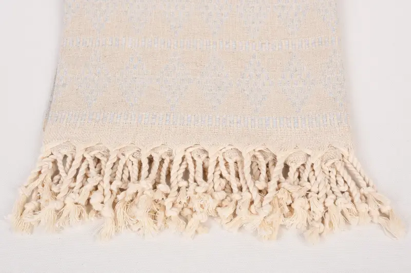 Summer Gift, Large Turkish Towel, 70x36 Linen Kilim Design Towel, Bridal Shower Favors, Bridal Shower Gifts, Beach Wedding Favor, Decorative Towel - 3