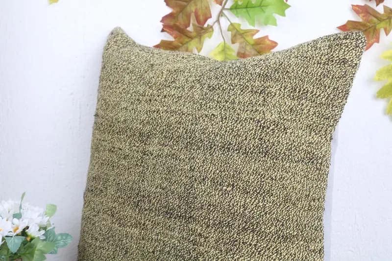Vintage Pillow, Kilim Pillow Cover, 18x18 Brown Cushion Case, Wholesale Cushion Cover, Handmade Kilim Cushion, Pillow Sham, Traditional Cushion Case - 5