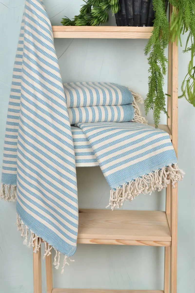 70x40 Cotton Chevron Towel, Bridesmaid Gift Towel, Yoga Towel, Boyfriend Christmas Gift, Best Beach Towel, Scarf Towel, Wedding Towel, Turkish towel - 6