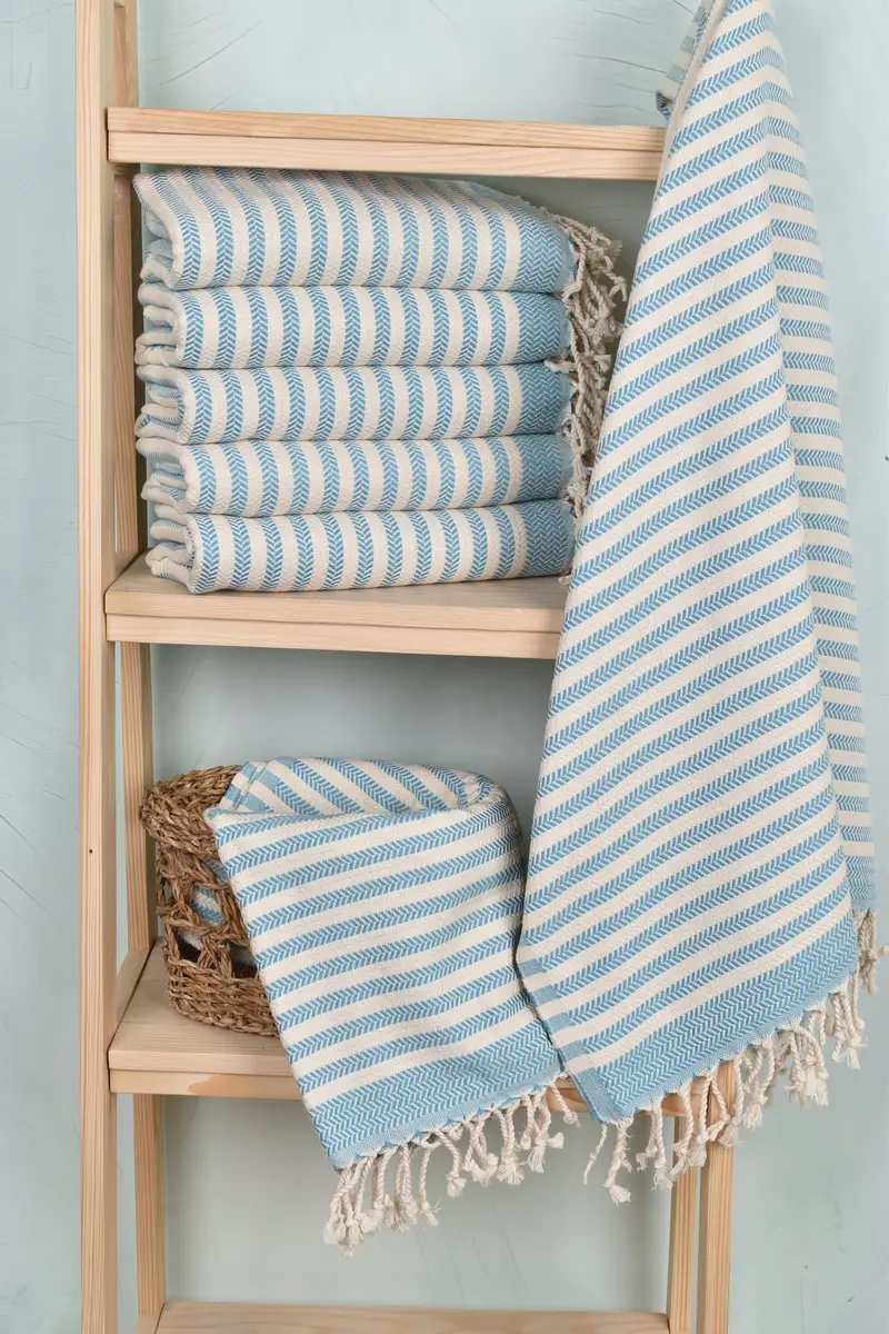 70x40 Cotton Chevron Towel, Bridesmaid Gift Towel, Yoga Towel, Boyfriend Christmas Gift, Best Beach Towel, Scarf Towel, Wedding Towel, Turkish towel - 3